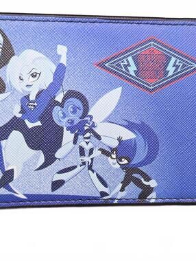 Buckle-Down Blue Cartoon Character Bi-Fold Wallet